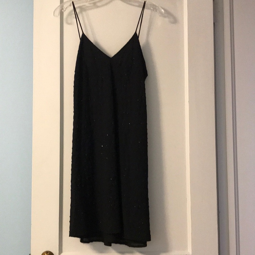 Nicole Miller beaded slip dress